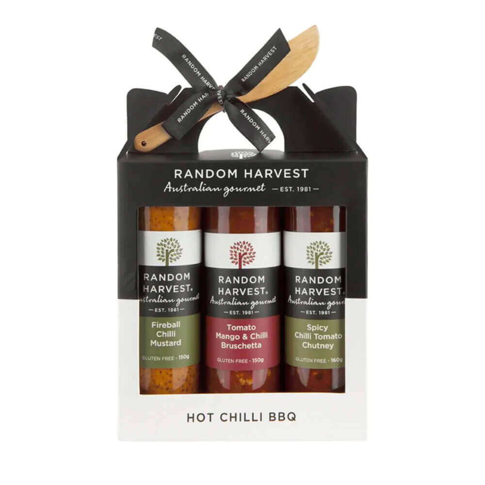 Random Harvest Hot Chilli Bbq St W Wooden Spreader